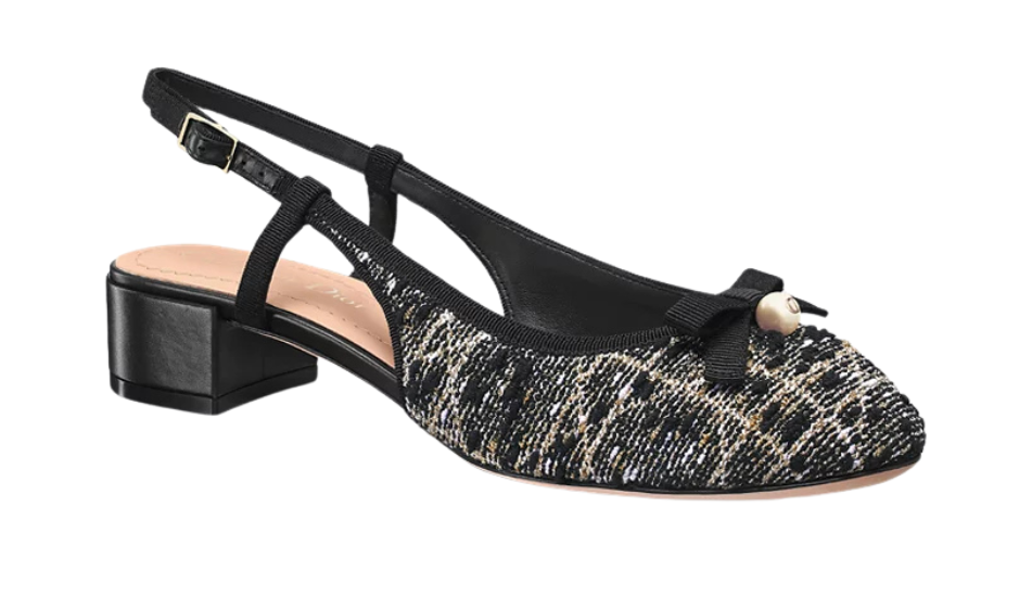 Dior Or Dior Ballet Slingback Pump