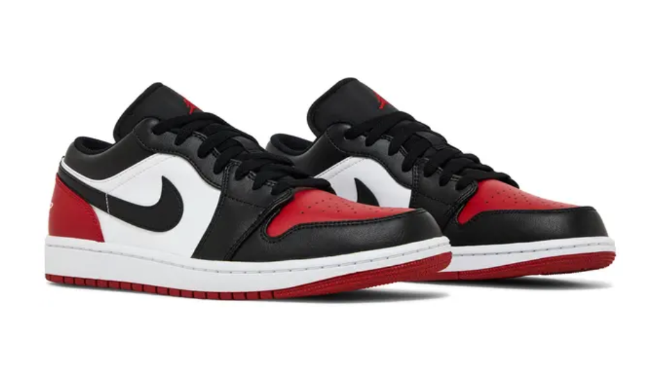 Air Jordan 1 Low 'Bred Toe 2.0'