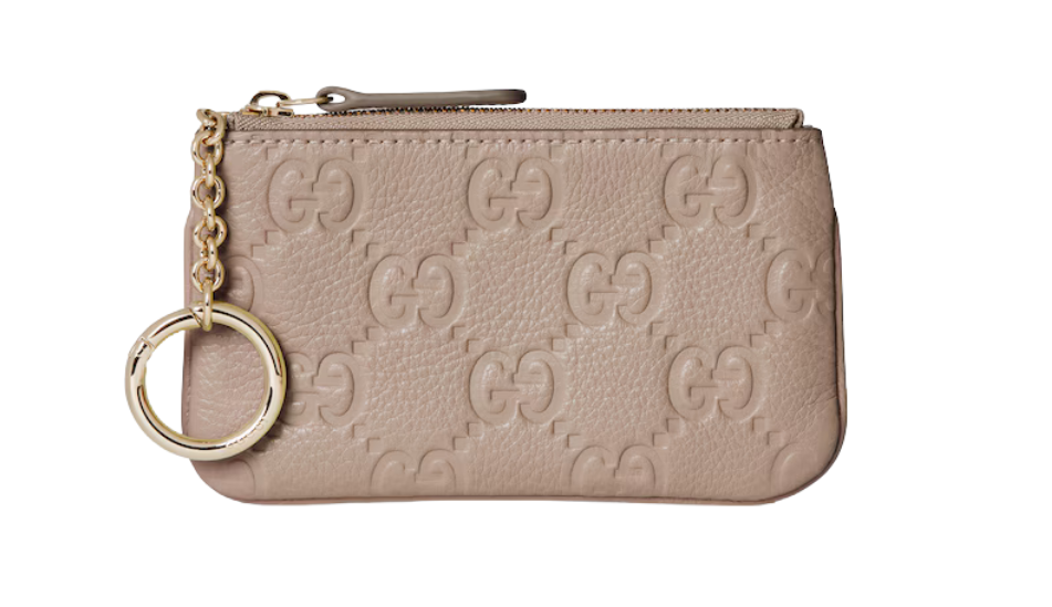 GG Emblem zip key case