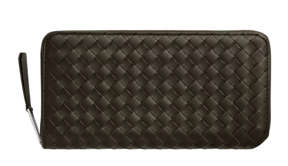 Intrecciato Piccolo Zip Around Wallet