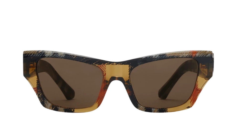 Burberry Shield Facet Cat-eye Sunglasses