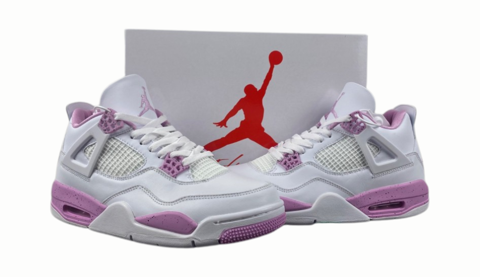 Wmns Air Jordan 4 Retro Black and Red