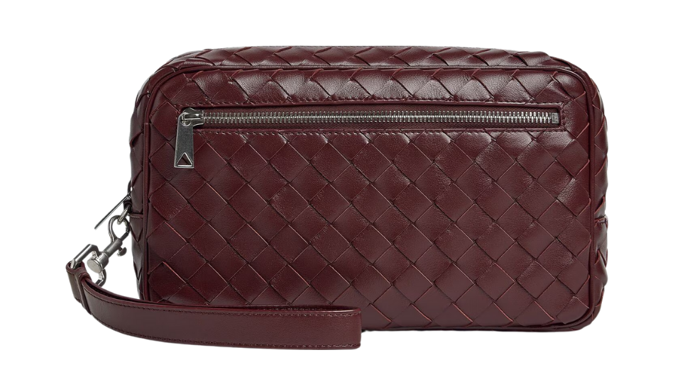 Intrecciato Pouch With Wristlet