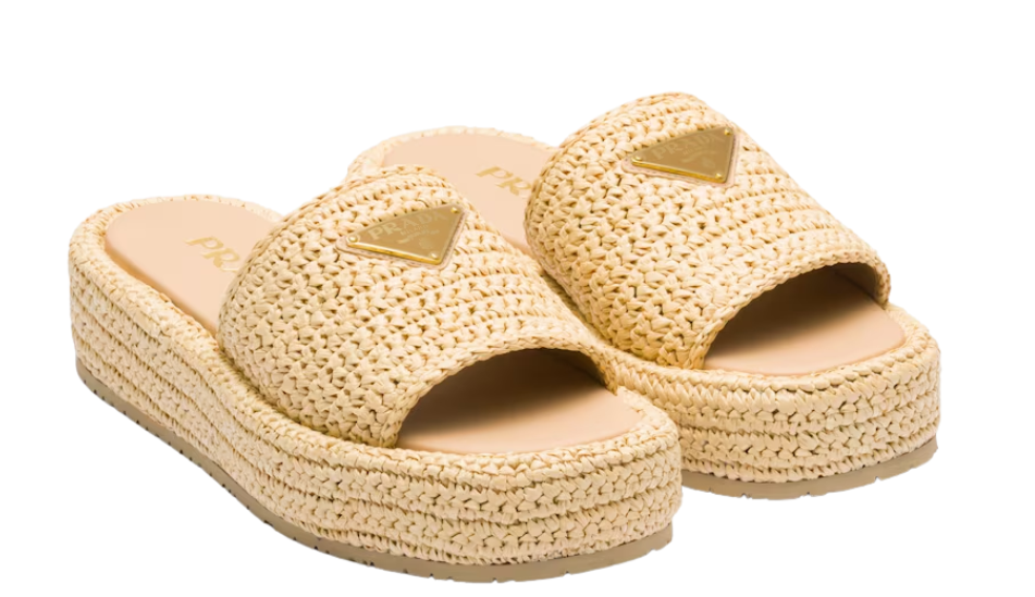 Crochet flatform slides
