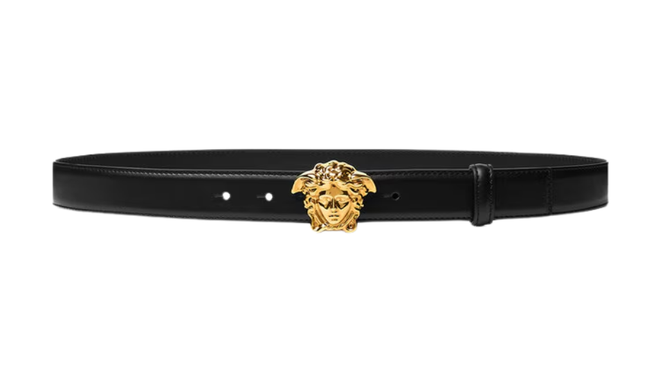 La Medusa Leather Belt 3 cm