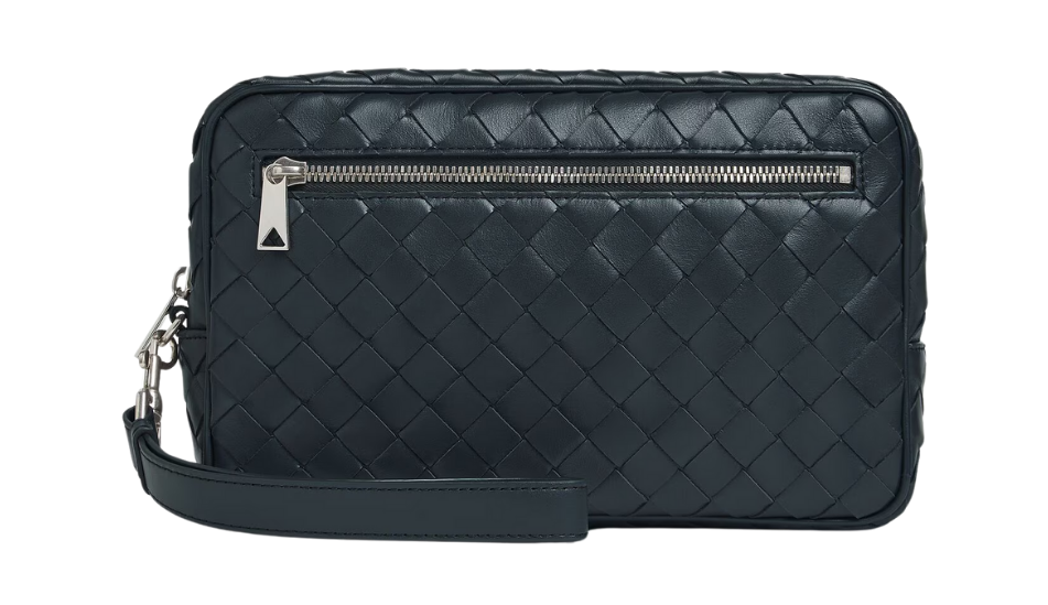 Intrecciato Pouch With Wristlet
