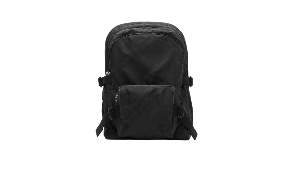 Check Jacquard Backpack