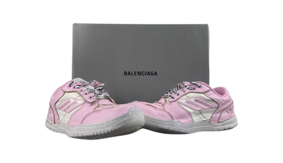 Balenciaga HAMPTONS WORN-OUT Pink and White