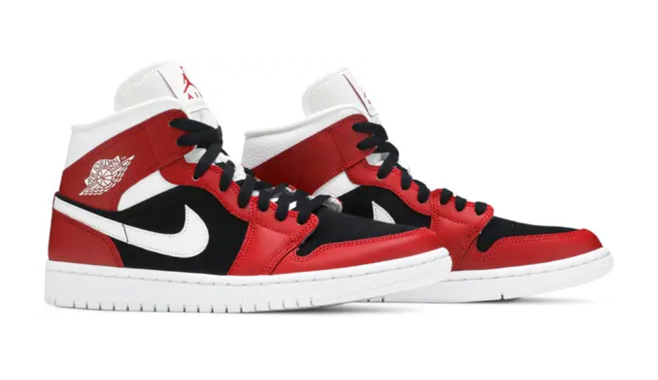 Wmns Air Jordan 1 Mid 'Gym Red Black'