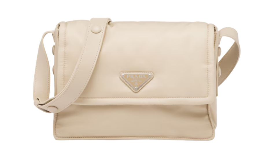 Small padded Re-Nylon shoulder bag