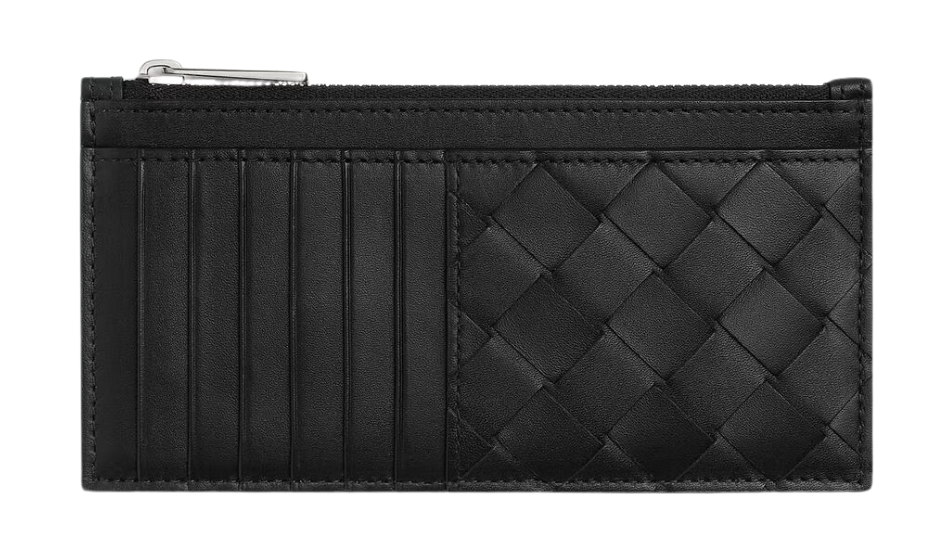 Intrecciato Long Zippered Card Case