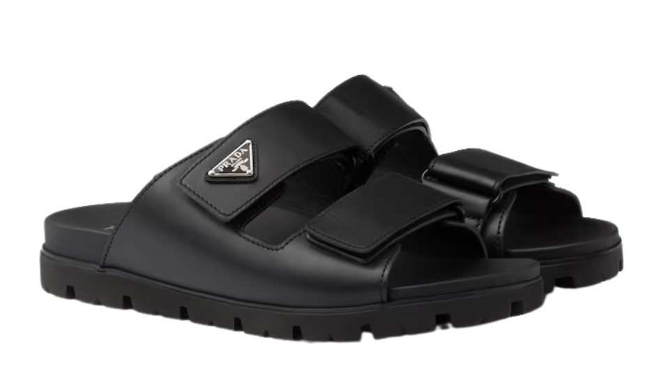 Leather strap slides