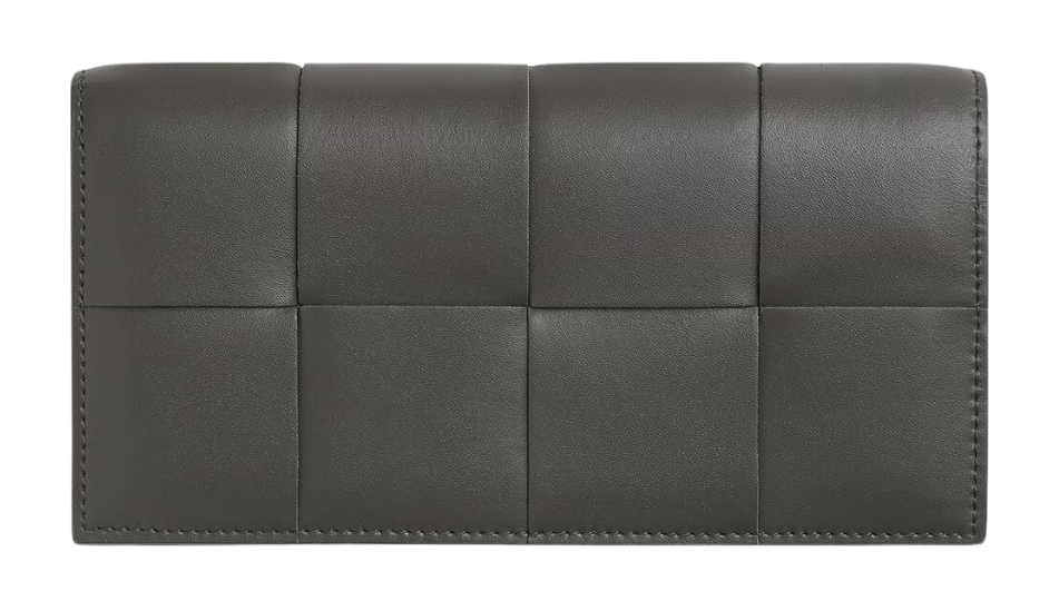 Cassette Long Wallet With Coin Purse