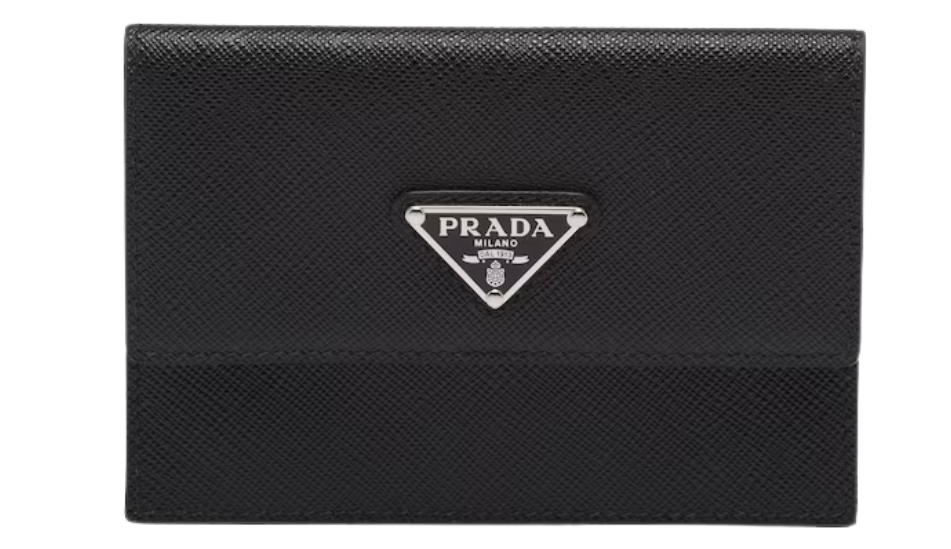 Saffiano leather document holder
