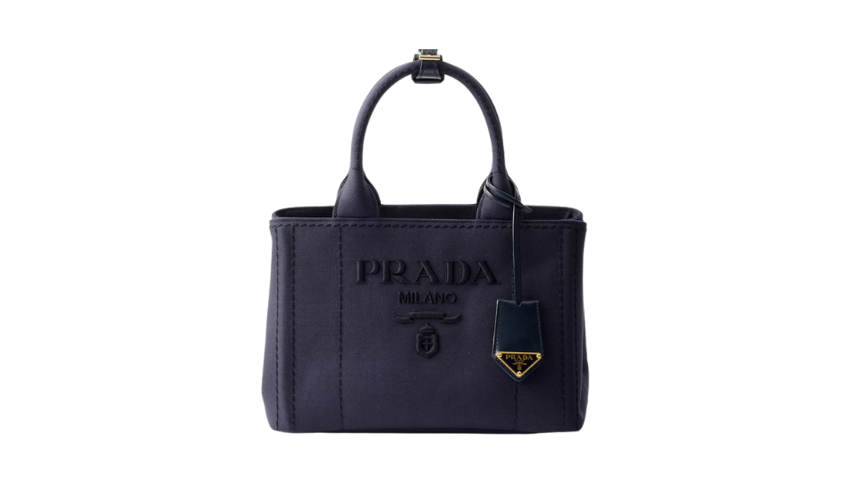 Small cotton canvas handbag