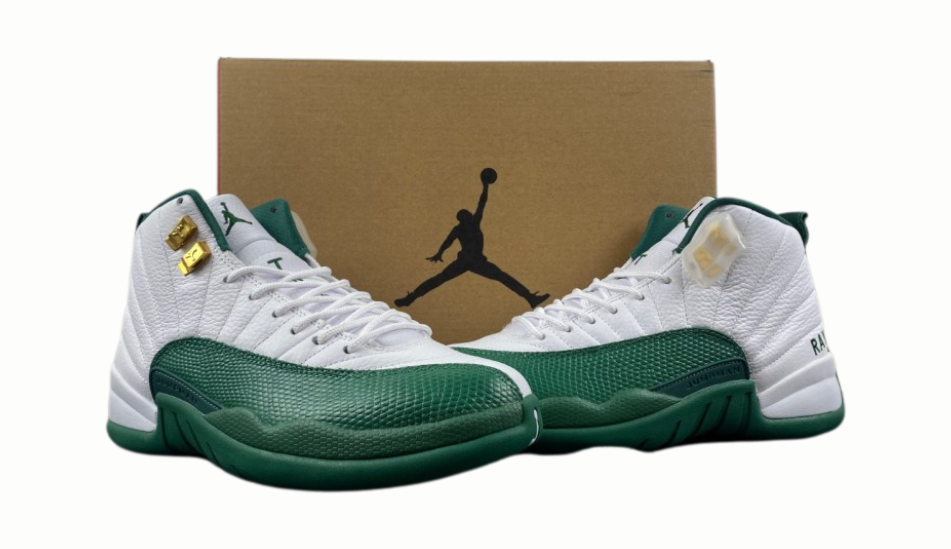 Air Jordan 12 PE White Green