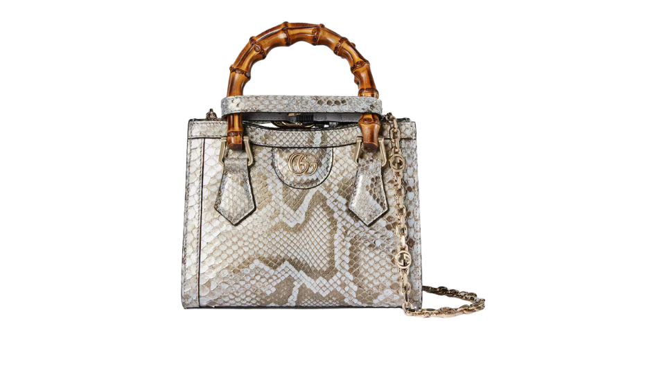 Gucci Diana crystal mini tote bag