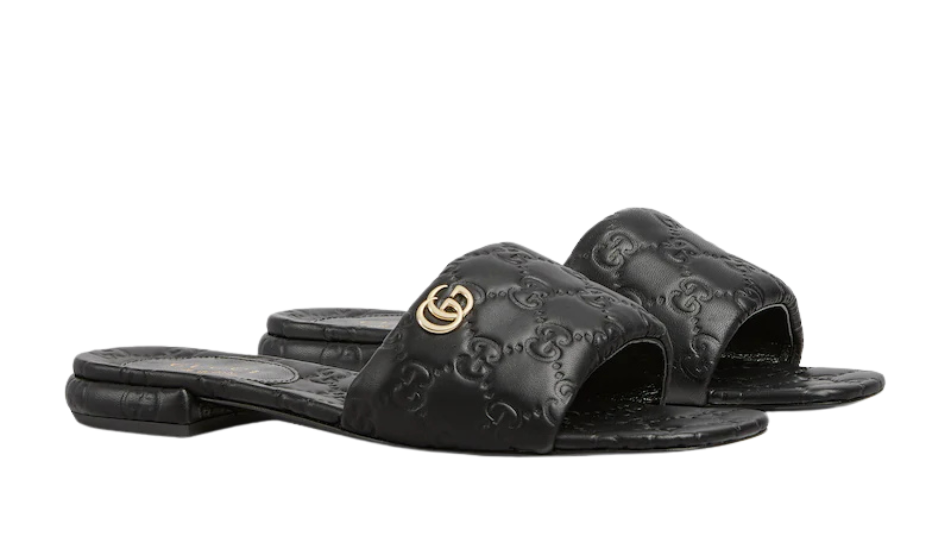 Women's slide sandal with Double G