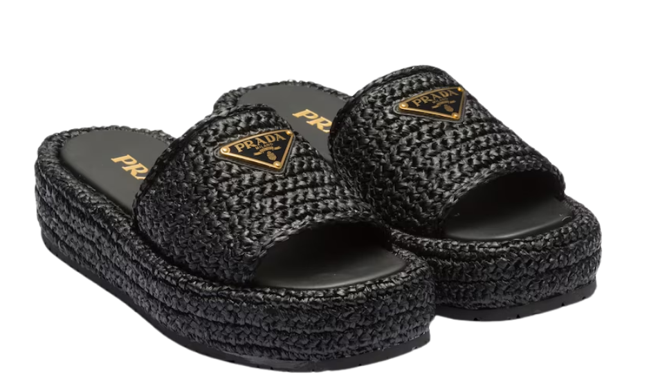 Crochet flatform slides