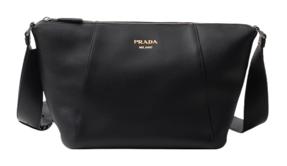 Medium leather shoulder bag