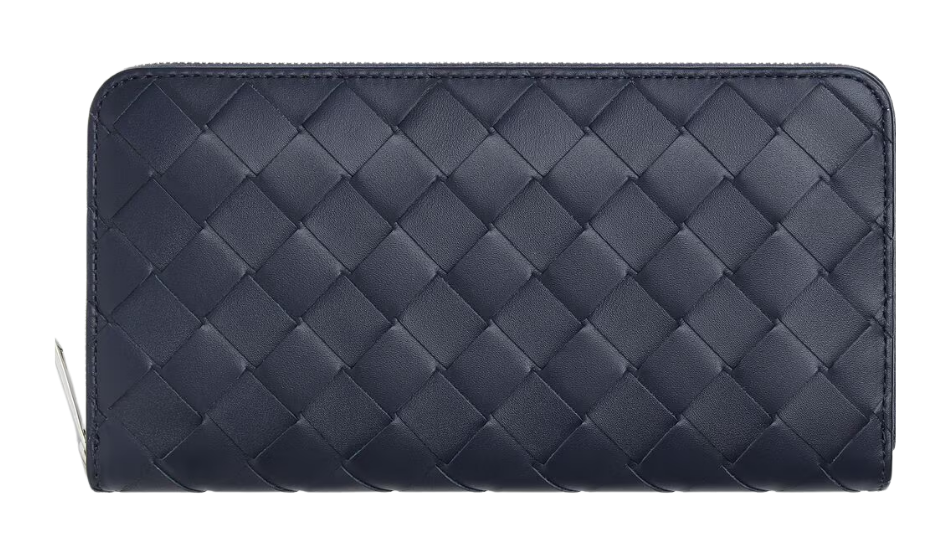 Intrecciato Zip Around Wallet