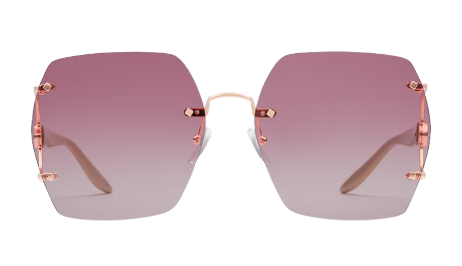 Geometric frame sunglasses