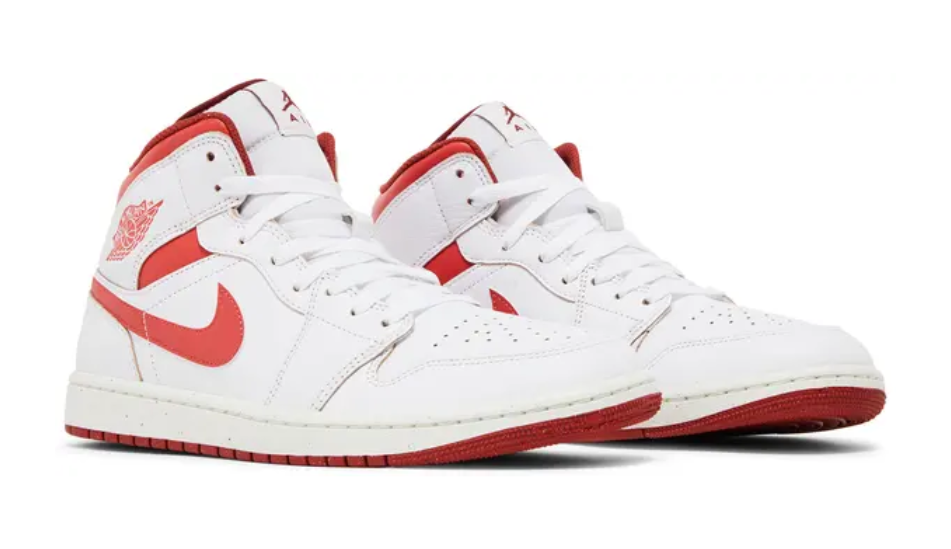 Air Jordan 1 Mid SE 'White Dune Red'