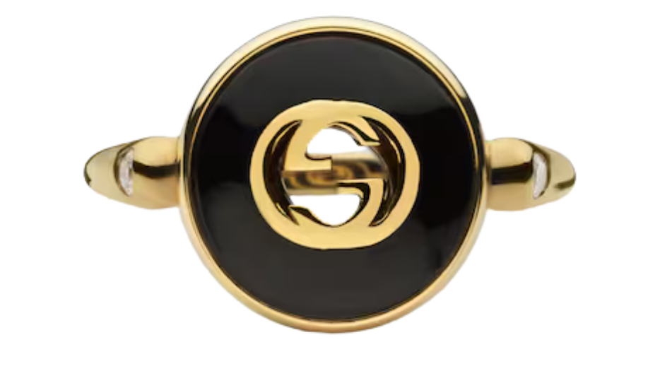Gucci Interlocking 18k ring