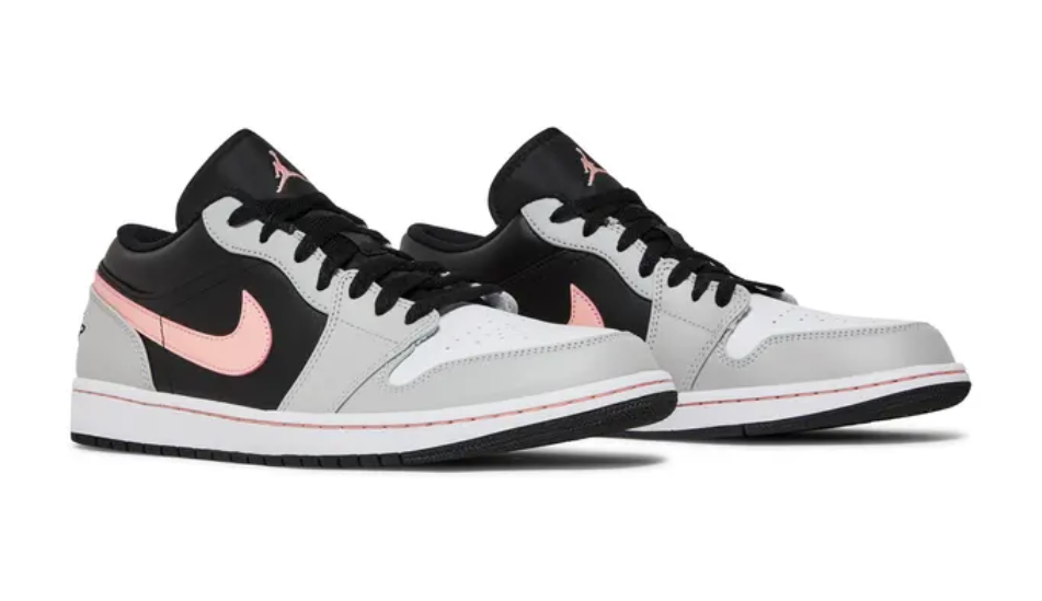 Air Jordan 1 Low 'Grey Fog Bleached Coral'