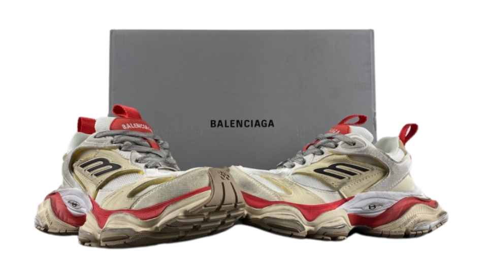 Balenciaga Cargo Sneaker 'Worn-Out - Beige Red'