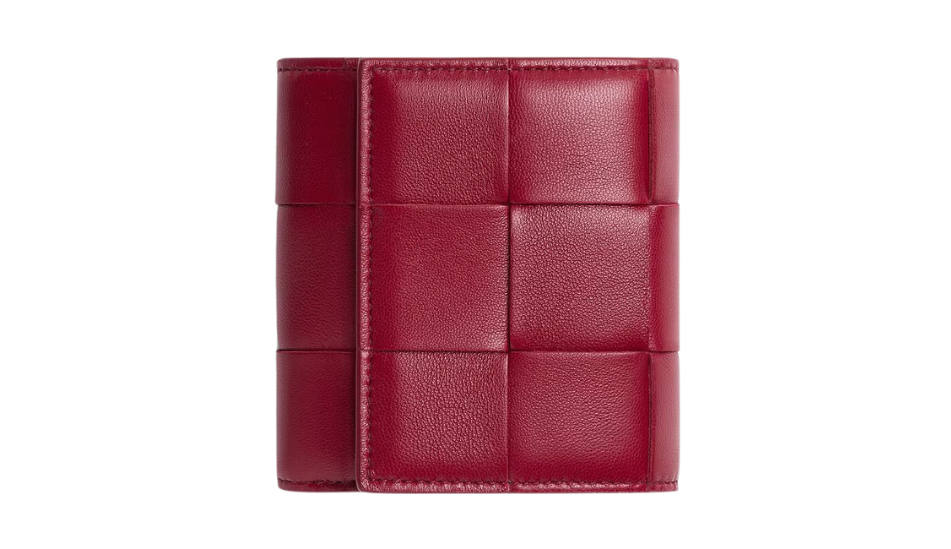 Cassette Tri-Fold Wallet With Origami Coin Purse