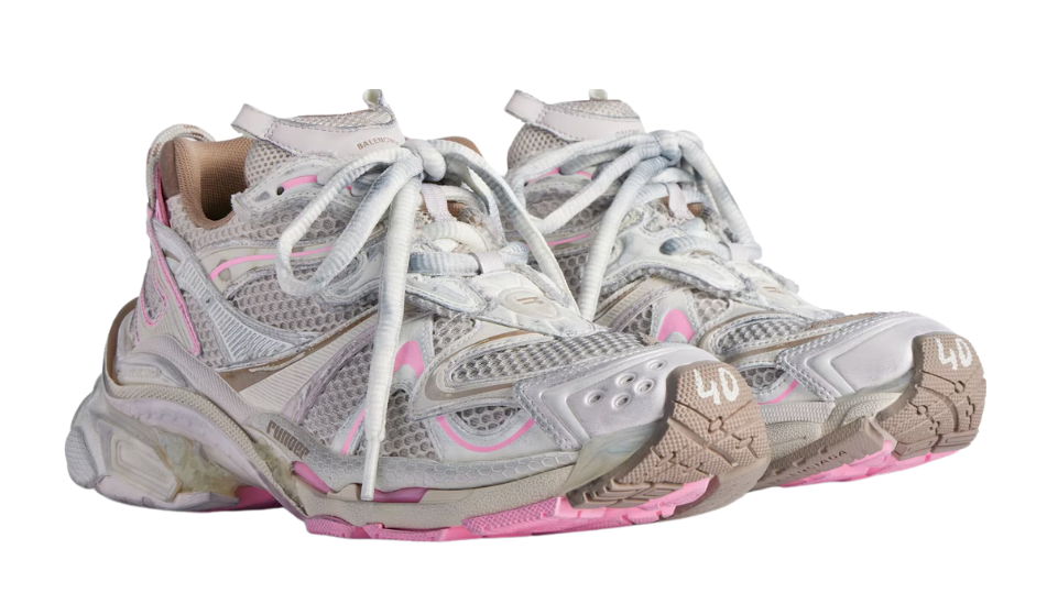 Women's Runner 2.0 Sneaker in Taupe/pink