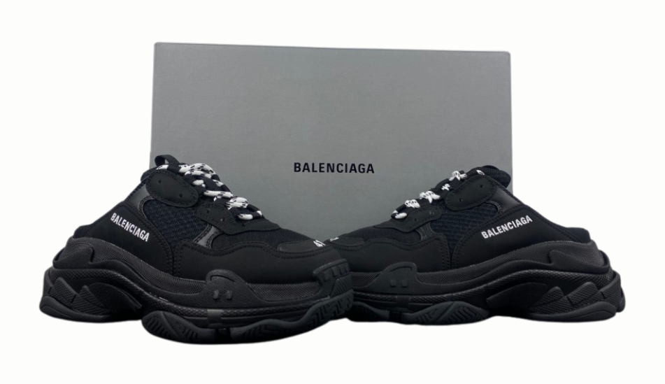Balenciaga Triple S Mule 'Black'