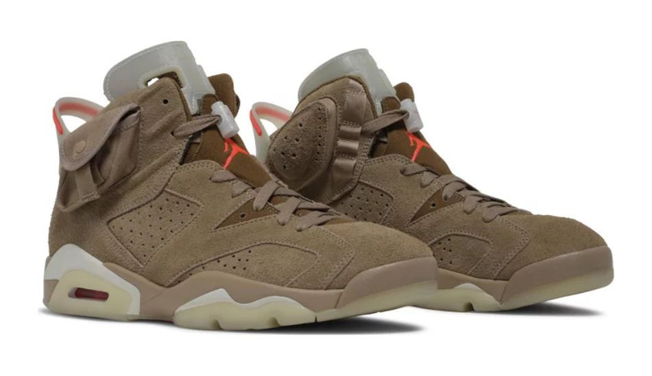 Travis Scott x Air Jordan 6 Retro 'British Khaki'