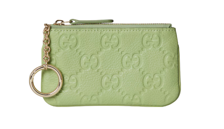GG Emblem zip key case
