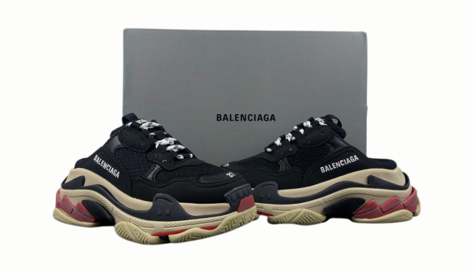 Balenciaga Triple S Mule 'Black'