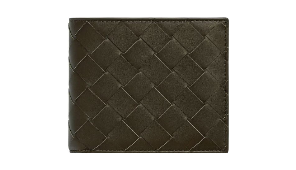 Intrecciato Bi-Fold Wallet With Coin Purse