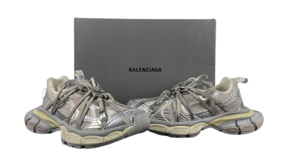 Balenciaga 3XL Extreme Laces shoes 'silver-gray'