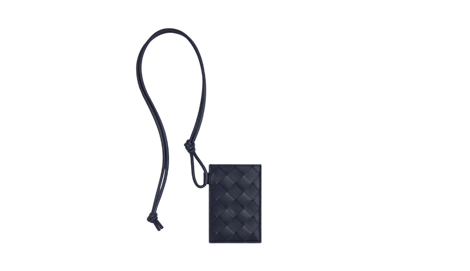 Intrecciato Badge Holder