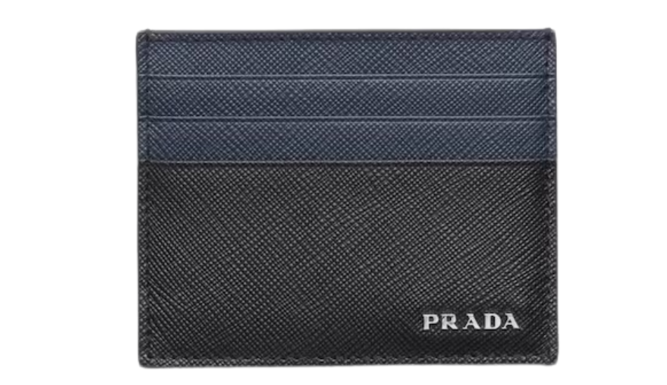 Saffiano leather card holder