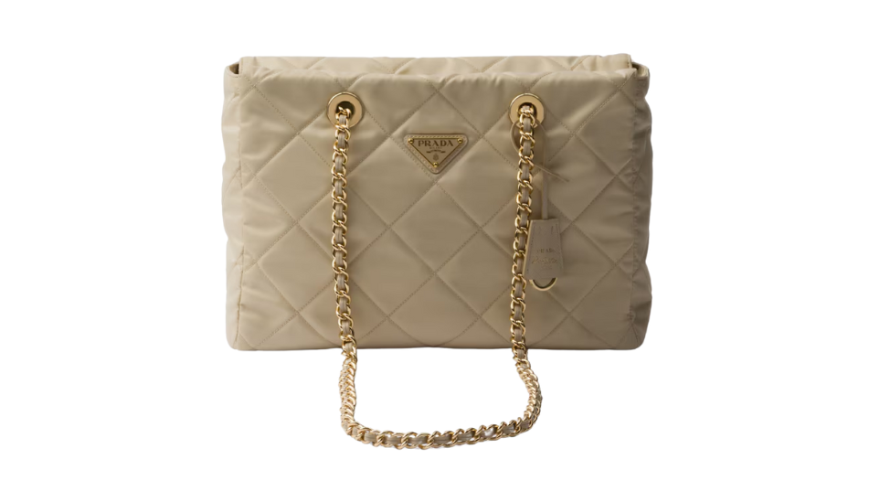 Prada Re-Edition 1995 Chaîne medium Re-Nylon tote bag