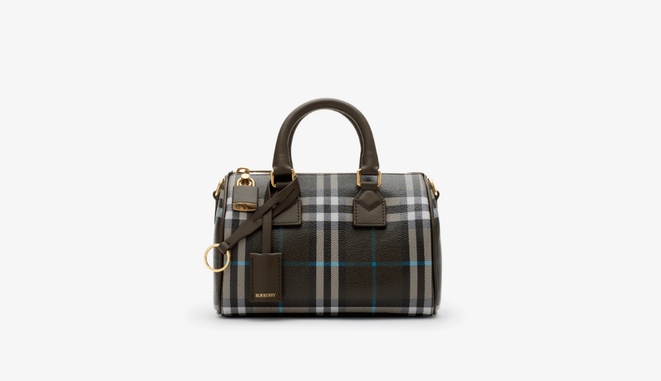 Mini Check Bowling Bag