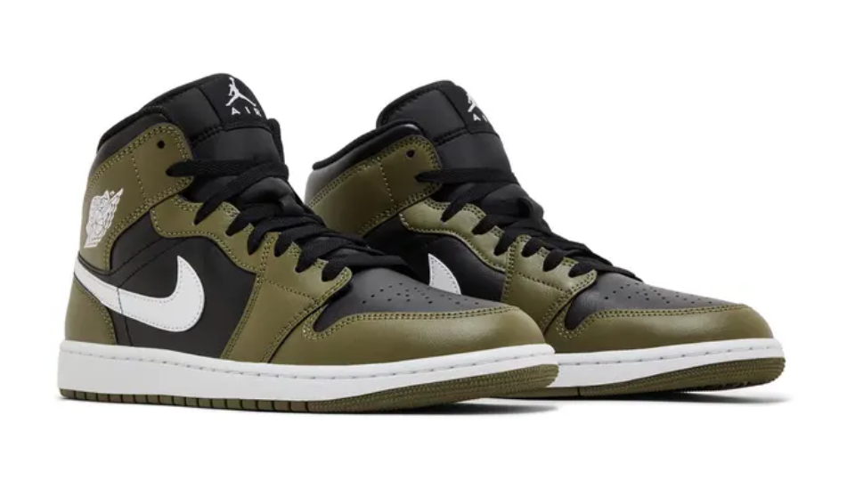 Air Jordan 1 Mid 'Medium Olive'