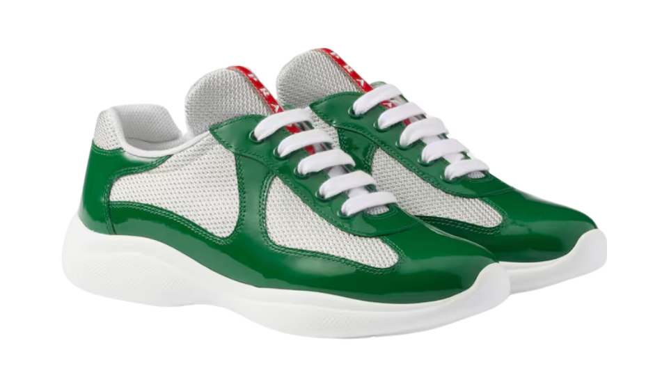 Prada America's Cup biker fabric sneakers
