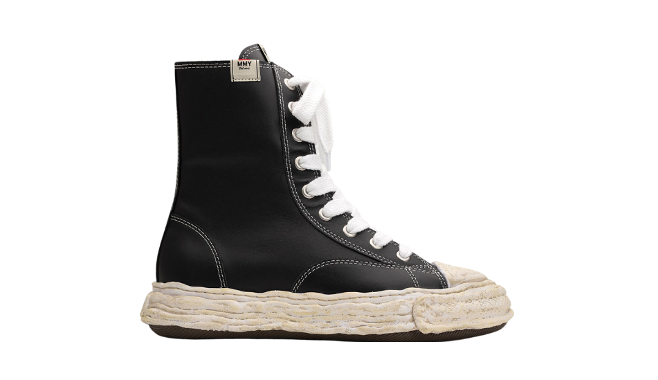 "PETERSON23"OG Sole Leather Extra High-top Sneaker