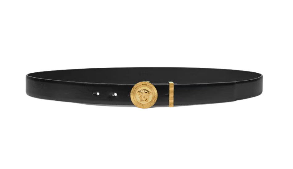 Medusa Biggie Leather Belt 3 cm