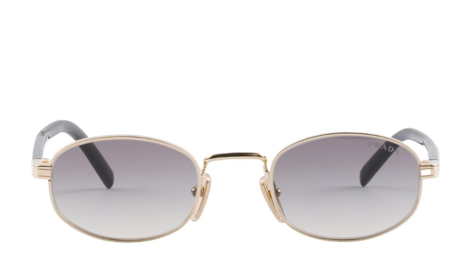 Prada Sunglasses with the iconic metal plaque