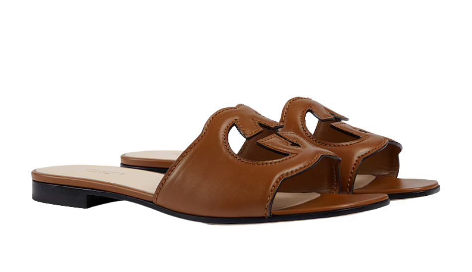 Women's slide sandal with Interlocking G