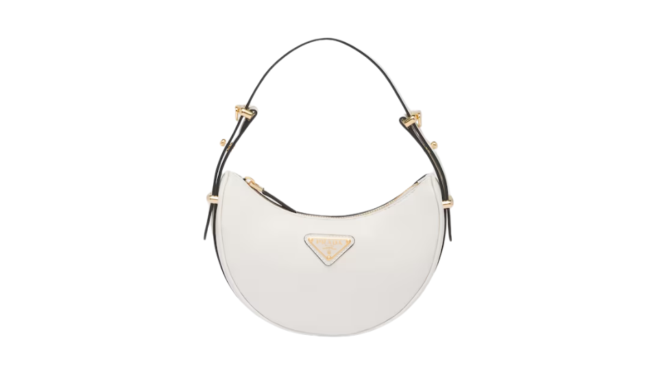 Prada Arqué leather mini shoulder bag