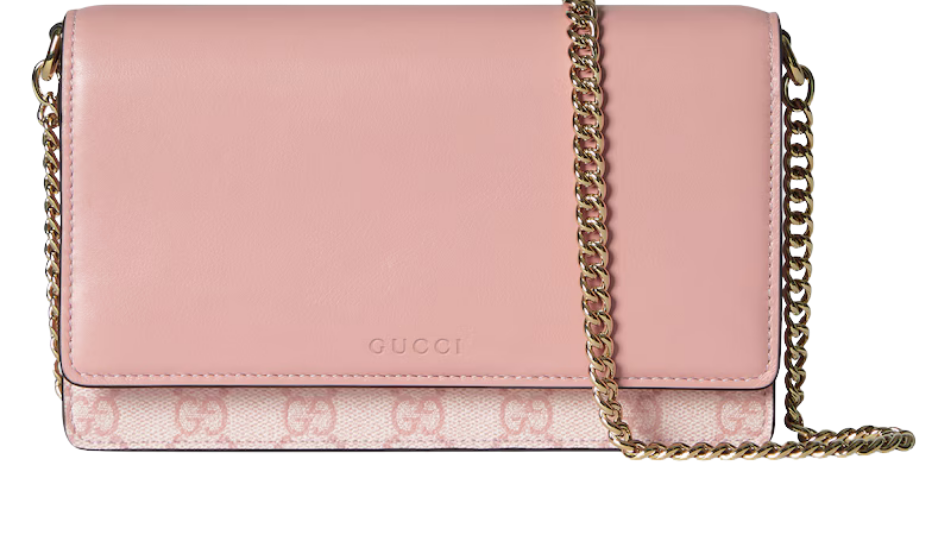 GG Emblem chain wallet